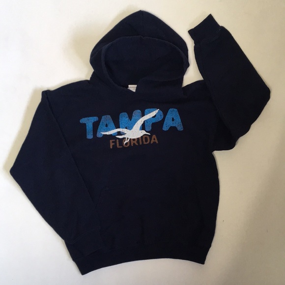 Tampa Navy Hoodie - M youth - Picture 1 of 7